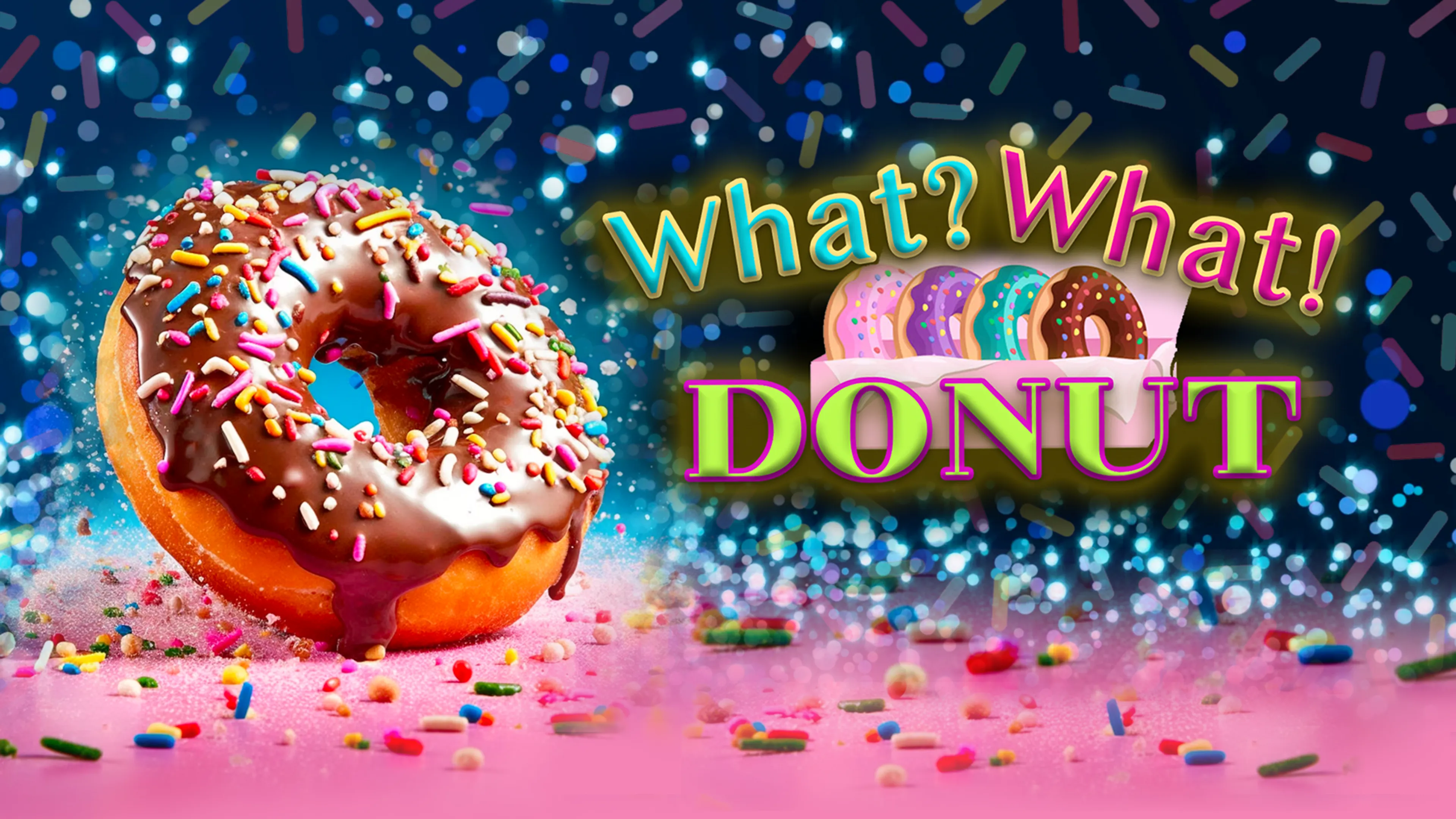 What? What! Donut  poster